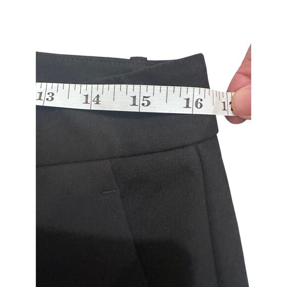 Theory Testra Mid-Rise Full Length Straight Leg Women's Pants Trousers Black, 10 - Picture 5 of 9